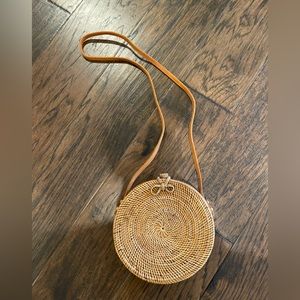 Woven Crossbody Purse